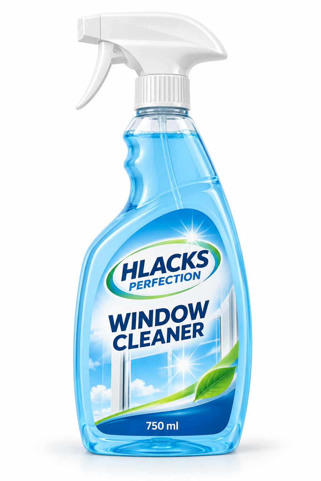 Hlacks Perfection Window Cleaner 750 ml packaging concept